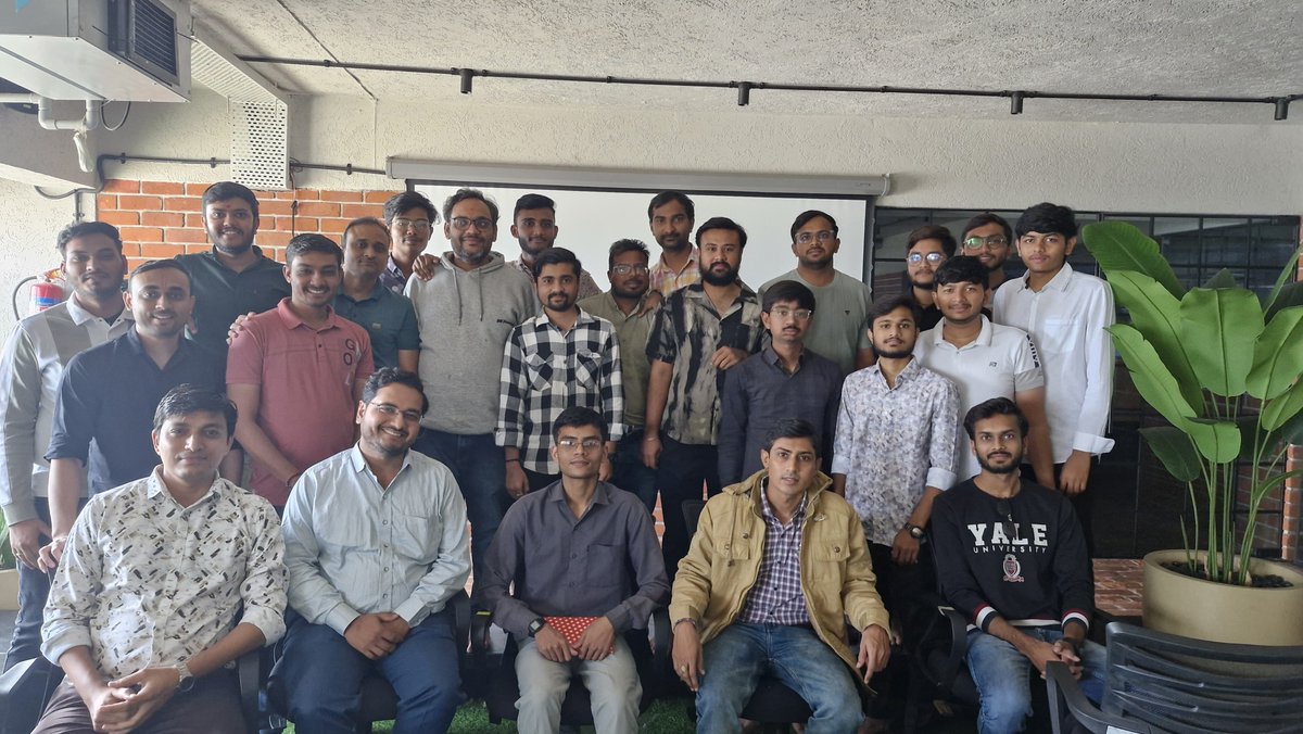 LaravelSurat's tweet image. 🎉The #LaravelLiveSurat Dec-24 Chapter was outstanding!🚀
Huge thanks to @chanchleomkar7 for he brilliant session on Spatie's ( @spatie_be ) powerful packages at @WibesCoworking.🙌
Great learning and knowledge sharing!🤝
@LaraconIN @laravelphp
#LaravelSurat #LaraconIN #Laravel