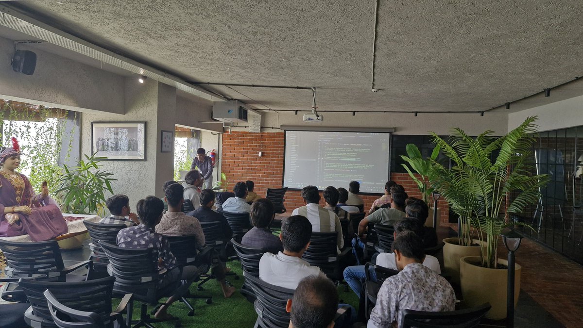 LaravelSurat's tweet image. 🎉The #LaravelLiveSurat Dec-24 Chapter was outstanding!🚀
Huge thanks to @chanchleomkar7 for he brilliant session on Spatie's ( @spatie_be ) powerful packages at @WibesCoworking.🙌
Great learning and knowledge sharing!🤝
@LaraconIN @laravelphp
#LaravelSurat #LaraconIN #Laravel