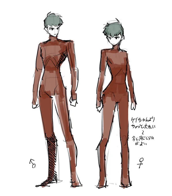 #このタグを見た人は推しの初描きと現在の絵を載せる 
