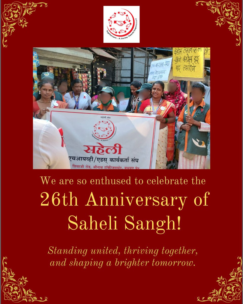Our Saheli turned 26! ✨

Reflecting upon the years of service, empowerment and togetherness. We are so grateful to all of you for witnessing and accompanying our journey! 🌻