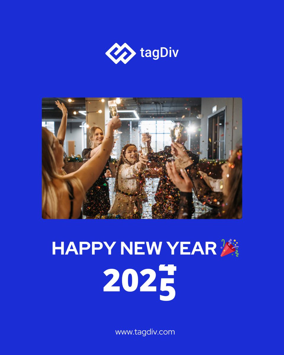 ✨ Happy New Year from tagDiv! ✨

Here’s to new beginnings, exciting challenges, and endless opportunities! 🤍

tagDiv Team