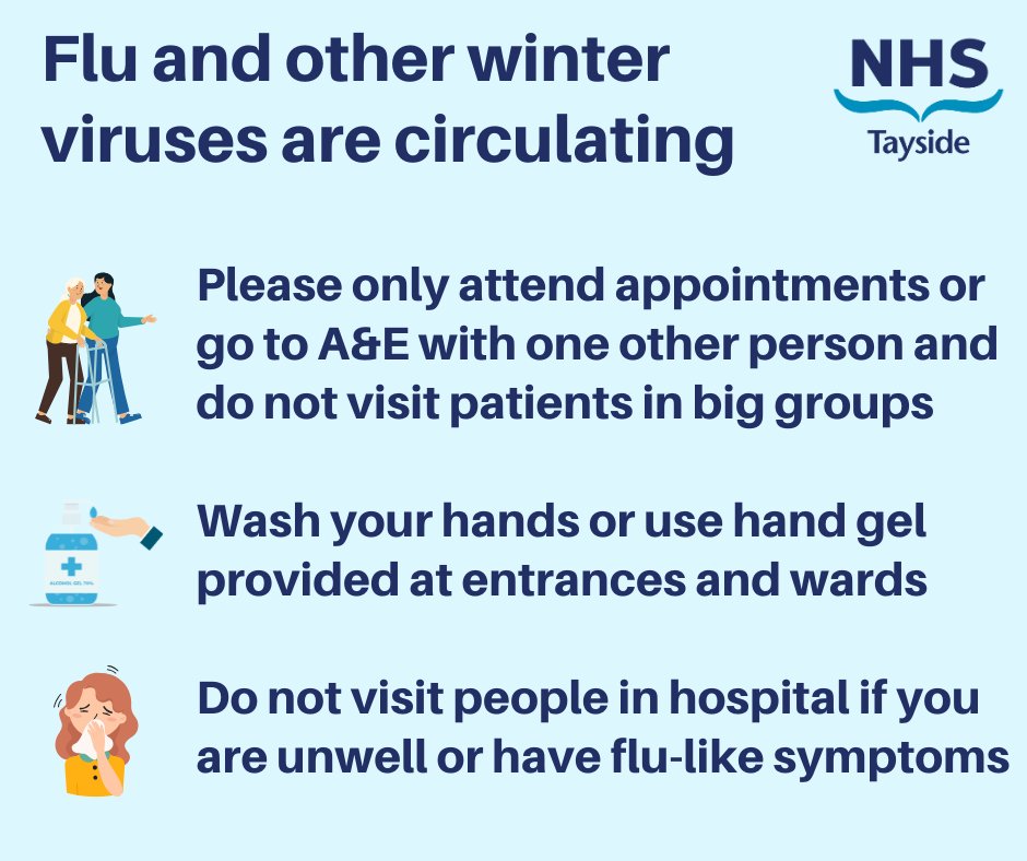 We're seeing an increase in respiratory illness in the community and in our hospitals. Please help us to keep our patients and staff safe.