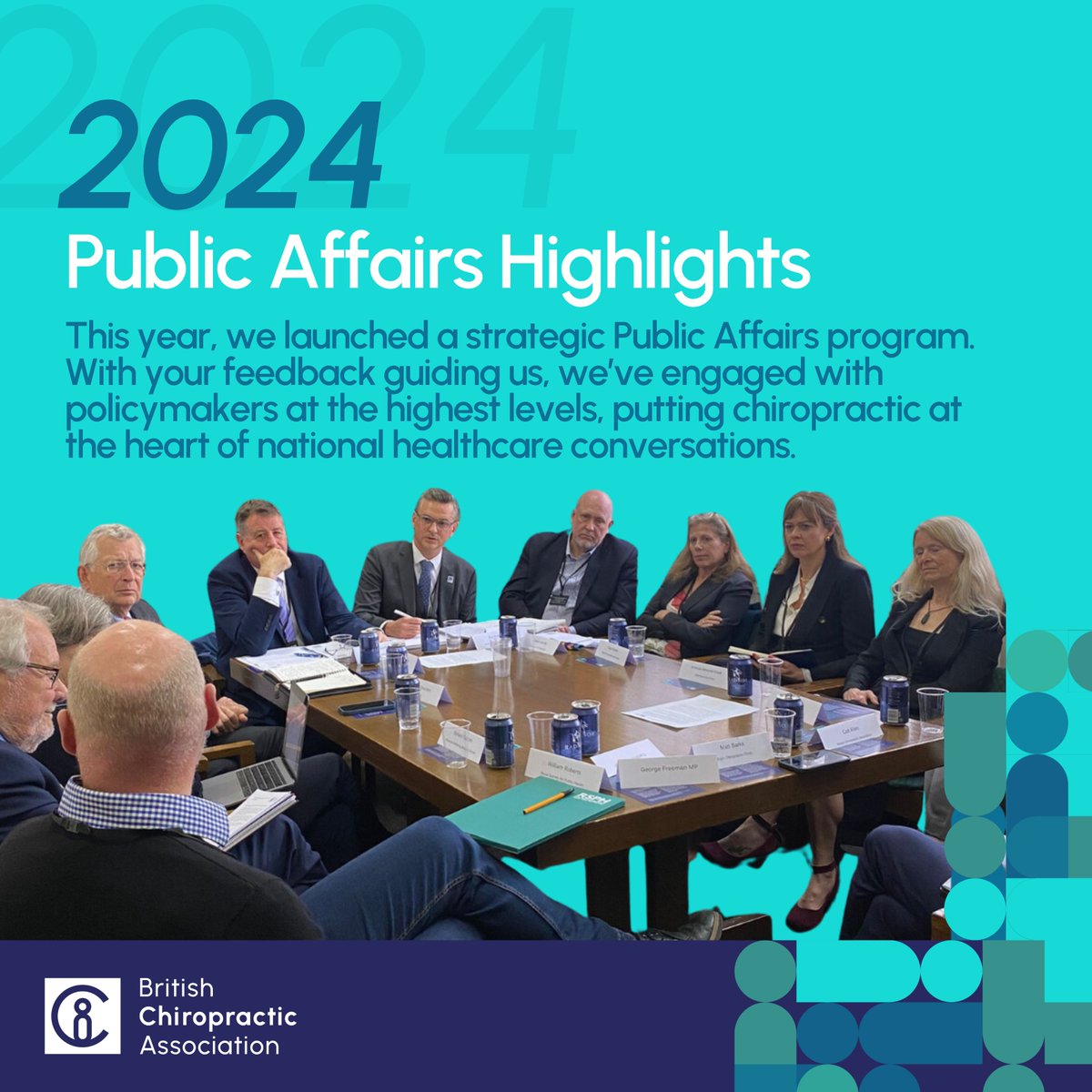 2024 has been a Public Affairs milestone for the BCA! 🙌

This year, we hosted our first Westminster roundtable to address UK MSK challenges, built relationships with MPs, and spoke out on the Autumn Budget, Darzi Report, and the NHS 10-Year Plan.

Here's to 2025! 🎉