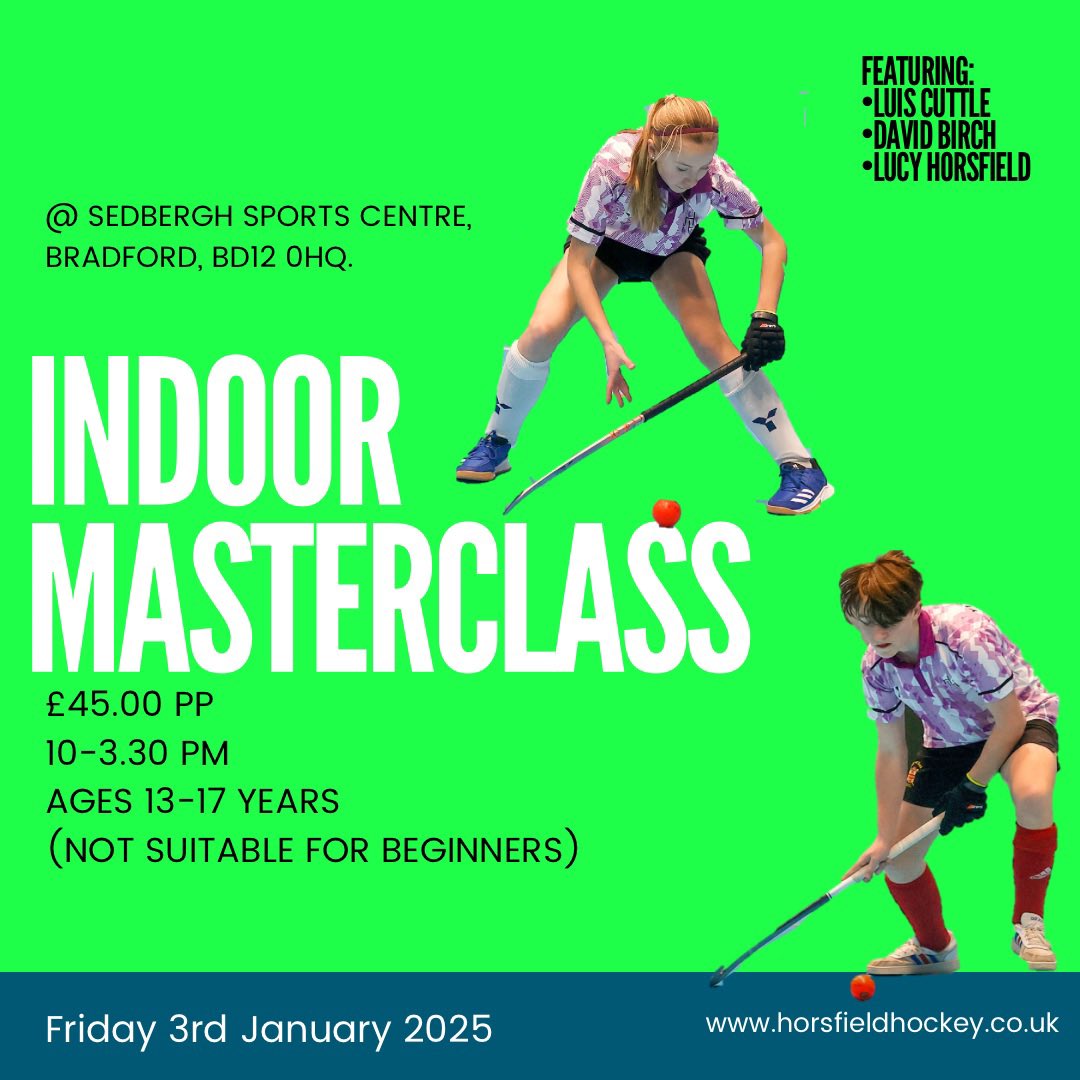 ⚠️3 SPACES LEFT⚠️ 

<a href="/sheffieldhc/">Sheffield HC</a> 
<a href="/leedshockeyclub/">Leeds Hockey Club</a> 
<a href="/LeedsAdelHC/">Leeds Adel Hockey Club</a> 
<a href="/WakefieldHockey/">Wakefield HC</a> 
<a href="/BenRhyddingHC/">@BenRhyddingHC</a> 
<a href="/halifaxhc/">Halifax Hockey Club</a> 
<a href="/BGSHockey/">BGS Hockey</a> 
<a href="/CoYHCJunior/">CityofYorkHCJunior</a>