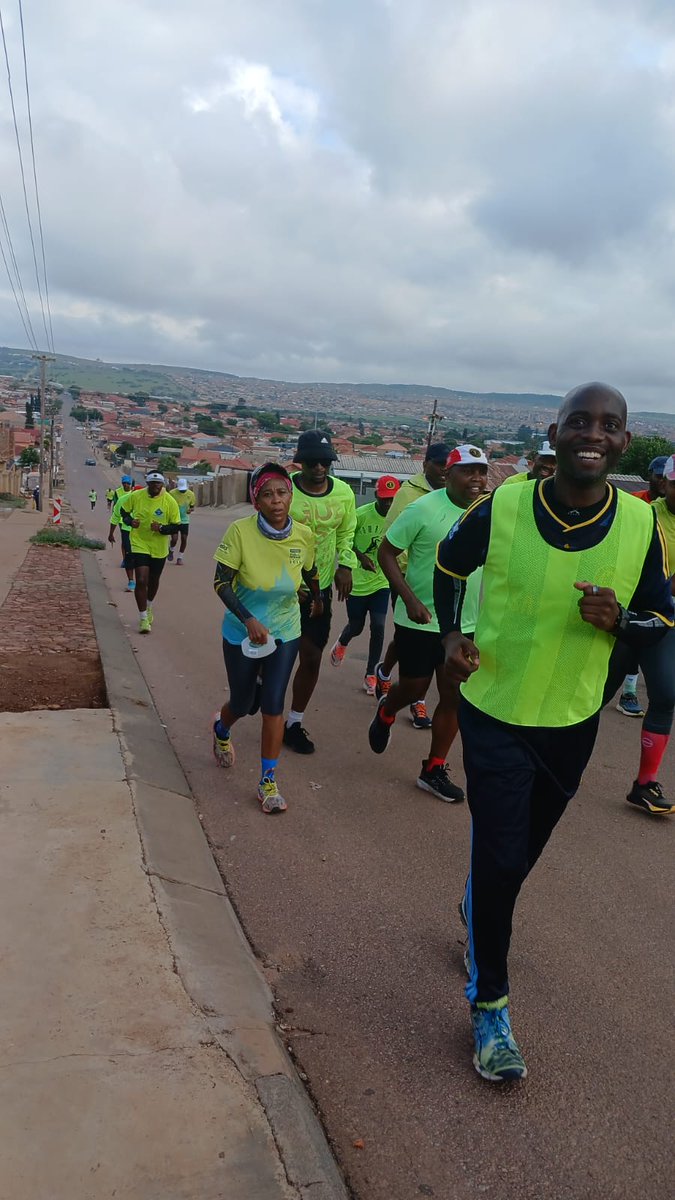 attville_ac's tweet photo. Penultimate training of the seven days challenge, 30km. We don't promise to flatten Sompane, Sekhu and Umkhombe but we will take you to the summit. Easy wena on the hills. 
#Thelinduku https://t.co/UocNQTTjPs