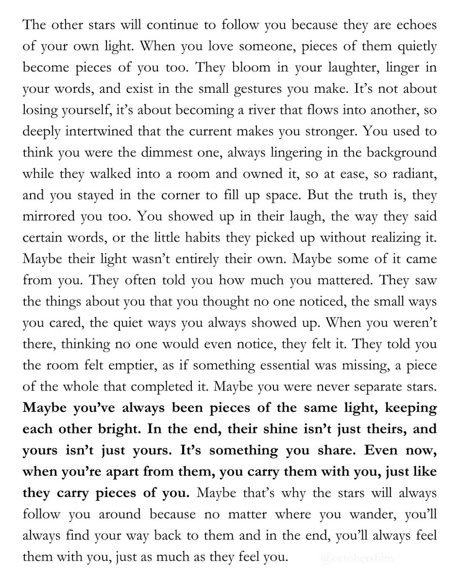 the light you see in others might just be a reflection of your own / we mirror the ones we love