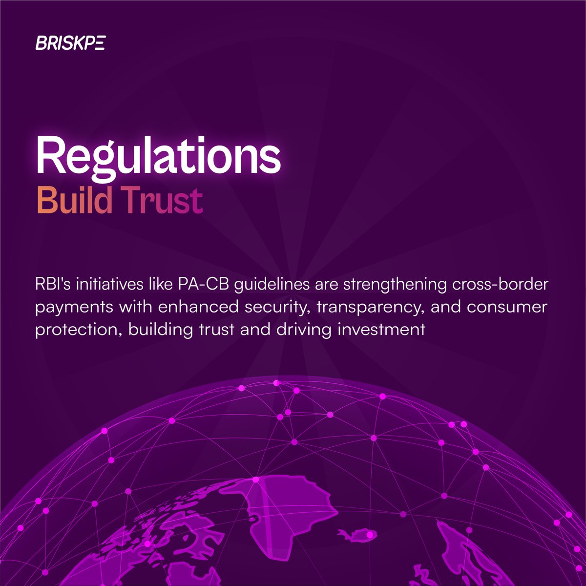 BriskPe's tweet photo. Part 3- Trends for cross-border transaction 2024 In 2024, cross-border payments evolved with real-time systems, AI security, and smarter platforms. Faster, cheaper, and seamless- reshaping global trade!🌍 #trends #PaymentOptions https://t.co/OX68TJDUv4