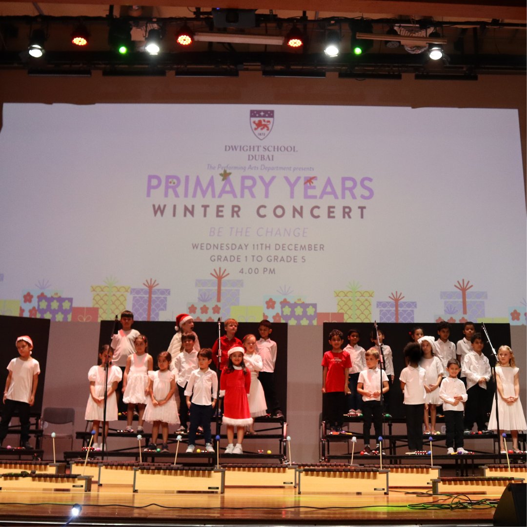 DwightSchoolDXB's tweet image. Our amazing PYP students took centre stage for their Winter Concert, filling the room with joy, energy, and holiday spirit!  

#SparkOfGenius #DwightSchoolDubai #IB #DwightDifference