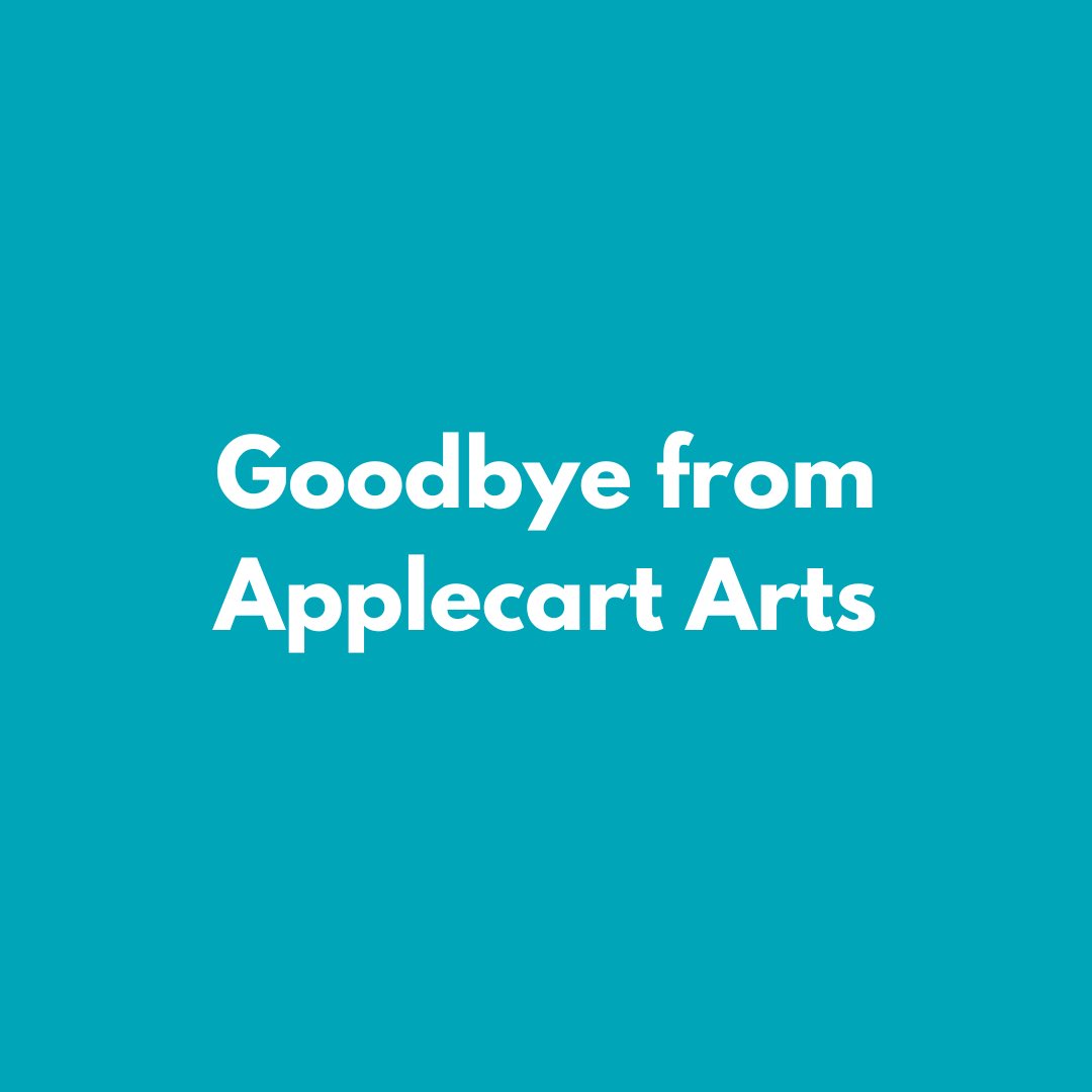Goodbye from Applecart Arts

It is with heavy hearts that we announce the closure of Applecart Arts.

Read the full statement: applecartarts.com/read_news.php?…