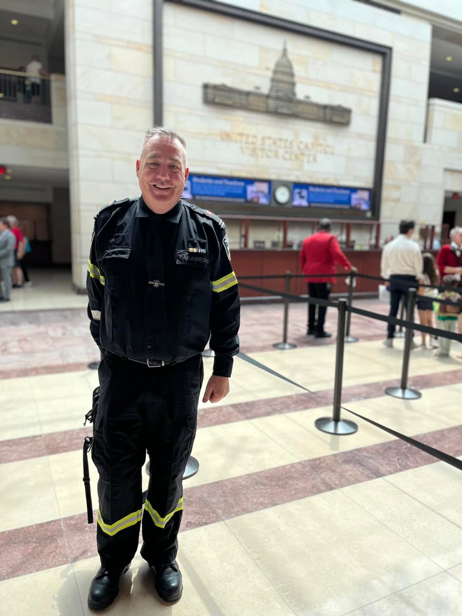 July 2023 I represented <a href="/Peel_Paramedics/">Peel Regional Paramedic Services</a> at the US EMS Weekend of Remembrance. I visited the US Capitol building &amp;placed our Peel Paramedic Patch on the centre of the floor in the Rotunda where they place their dignitaries and where President Carter will be laying in state.
