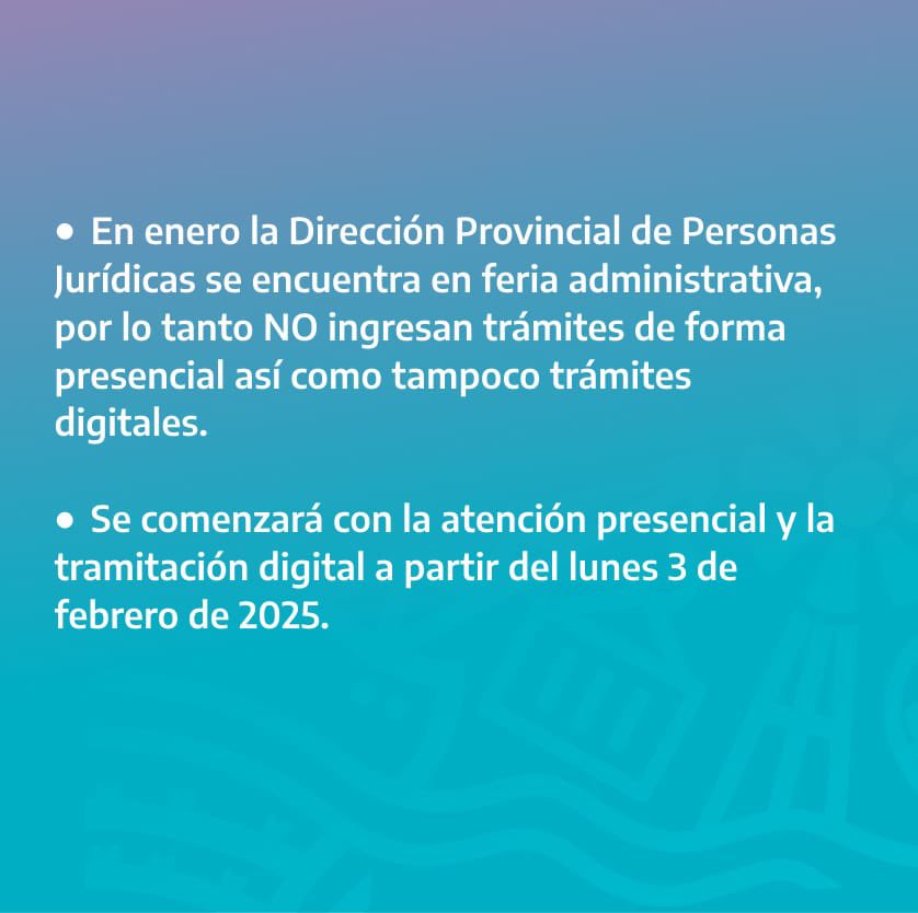 Dirección Provincial de Personas Jurídicas tweet media