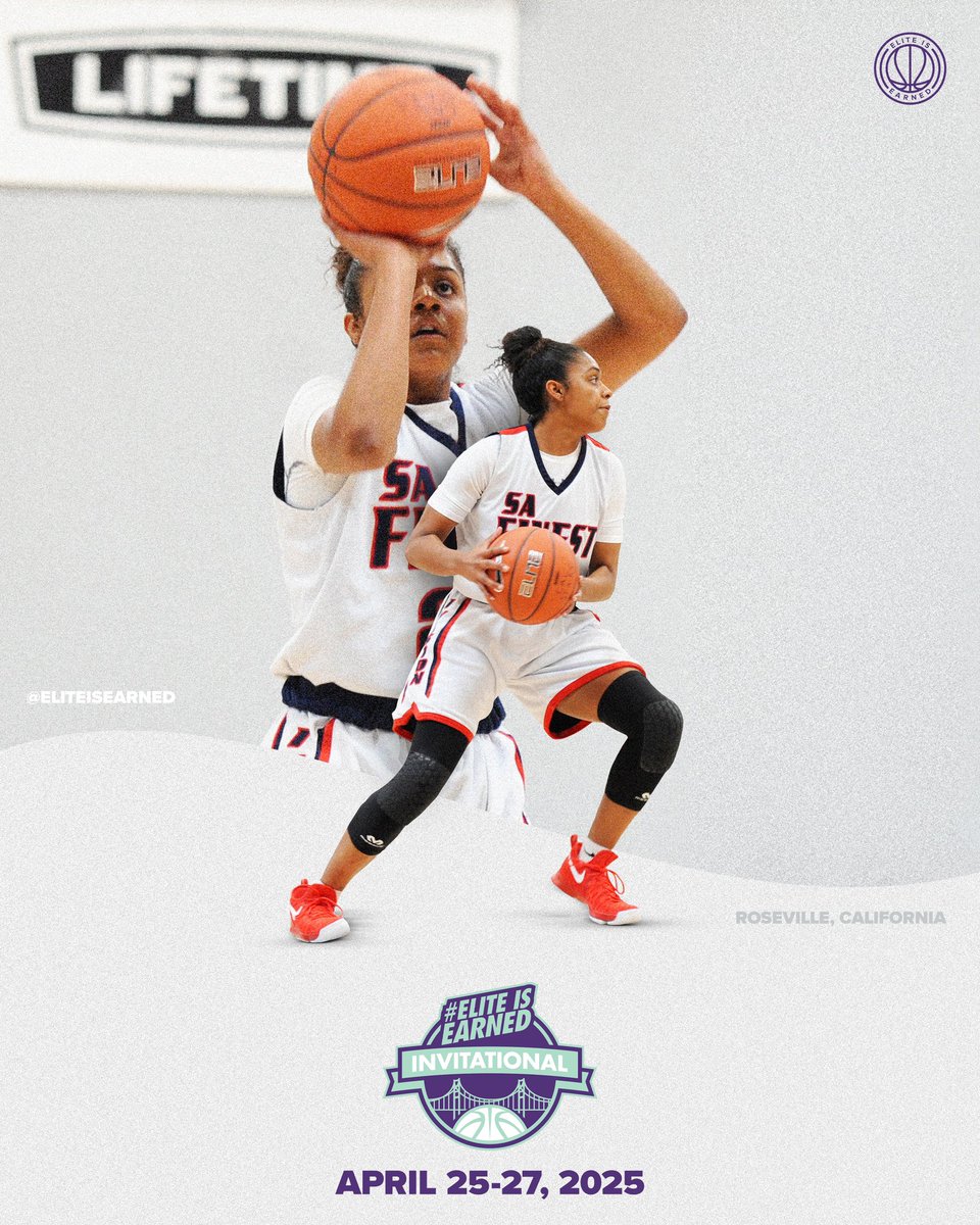 ELITEisEARNED's tweet photo. The 2025 EiE Spring Invitational is about to be crazy. Link in bio. #EliteisEarned https://t.co/8l1ilpSI3P