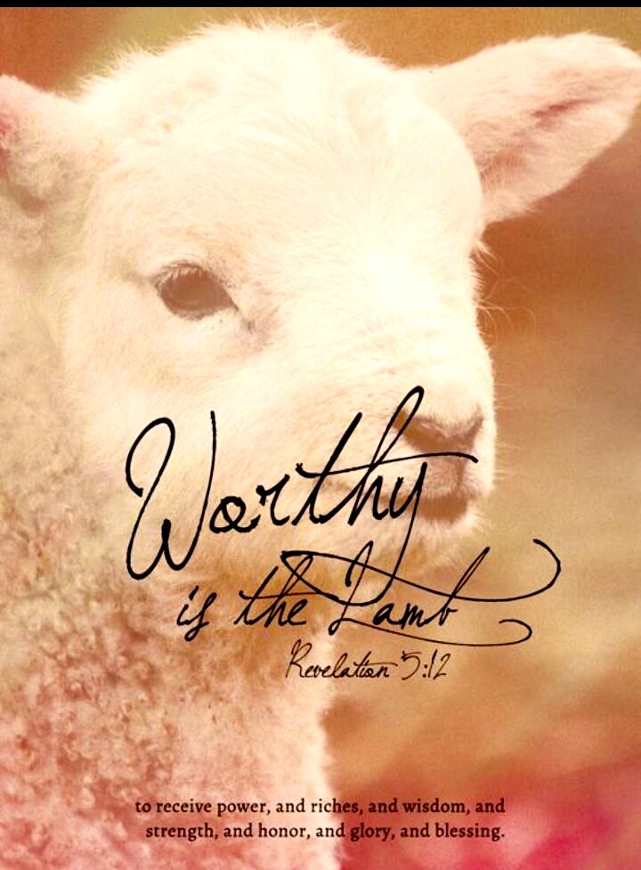 JesusisLord346's tweet image. Revelation 5:12 Saying with a loud voice, Worthy is the Lamb that was slain to receive power, and riches, and wisdom, and strength, and honour, and glory, and blessing.
