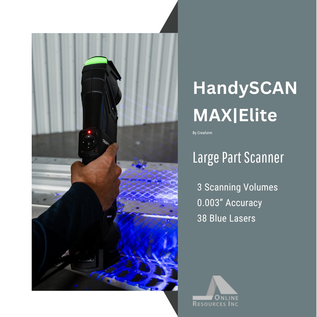 ORI3dtech's tweet image. Revolutionize your data capture with HandySCAN MAX|Elite! 🚀 9x faster, metrology-grade precision, full surface scans, &amp;amp; zero-touch process. Upgrade your workflow &amp;amp; achieve unmatched accuracy. #3Dscan #LaserFocused #Precision #Manufacturing #Aerospace #Metrology