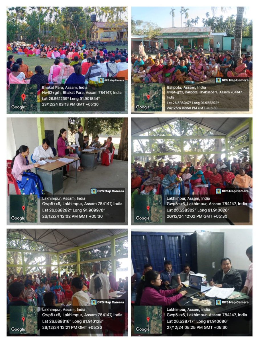 Successful Conduct of #SpecialGramSabhas in #Lakhimpur Gram Panchayat, #Darrang, #Assam ensuring people's participation, with ward-wise discussions on thematic planning for #GPDP (2025-26).

When is your #GramPanchayat organizing its #SpecialGramSabha to finalize #GPDP (2025-26)?