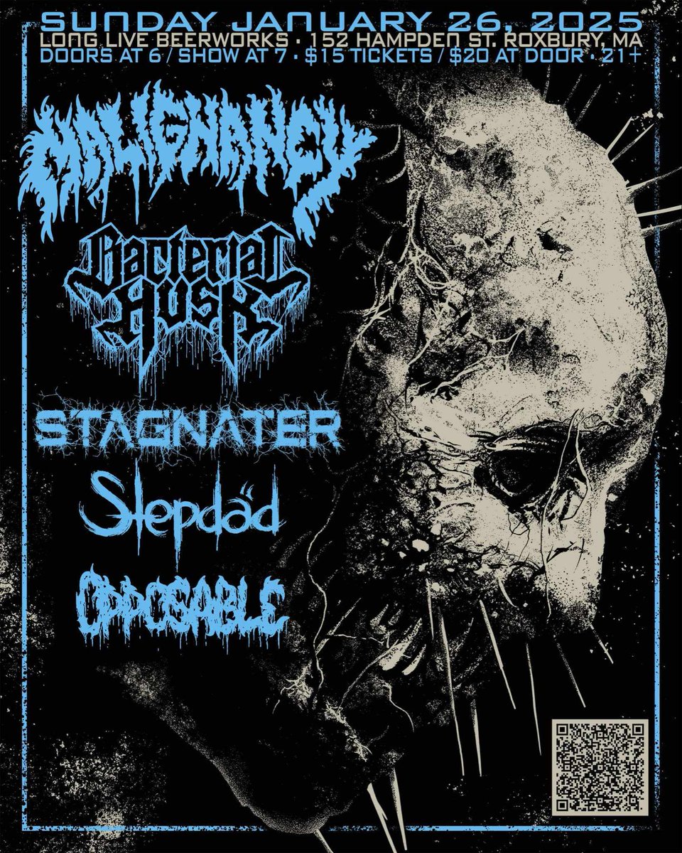 Boston are you ready for a Shred Fest !!!
Sun. Jan 26th MALIGNANCY Bacterial Husk Stagnater Stepdad and Opposable take over Long Live Roxbury 152 Hamilton St Roxbury MA !!! #deathmetal #grind #slam #nydm  #willowtiprecords #guitarist #ghsstrings #ghsartist #InTuneGuitarPicks