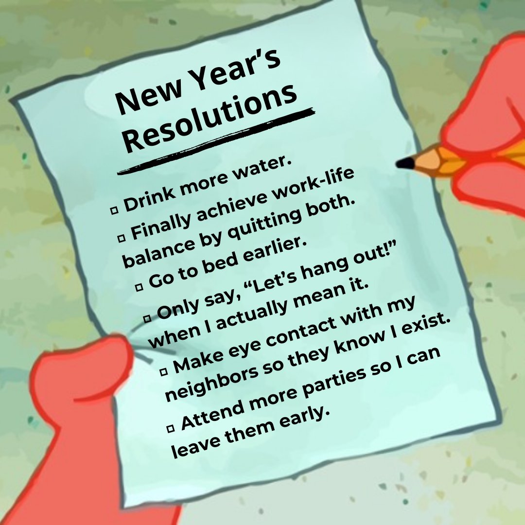 What's your #NewYearsResolution?