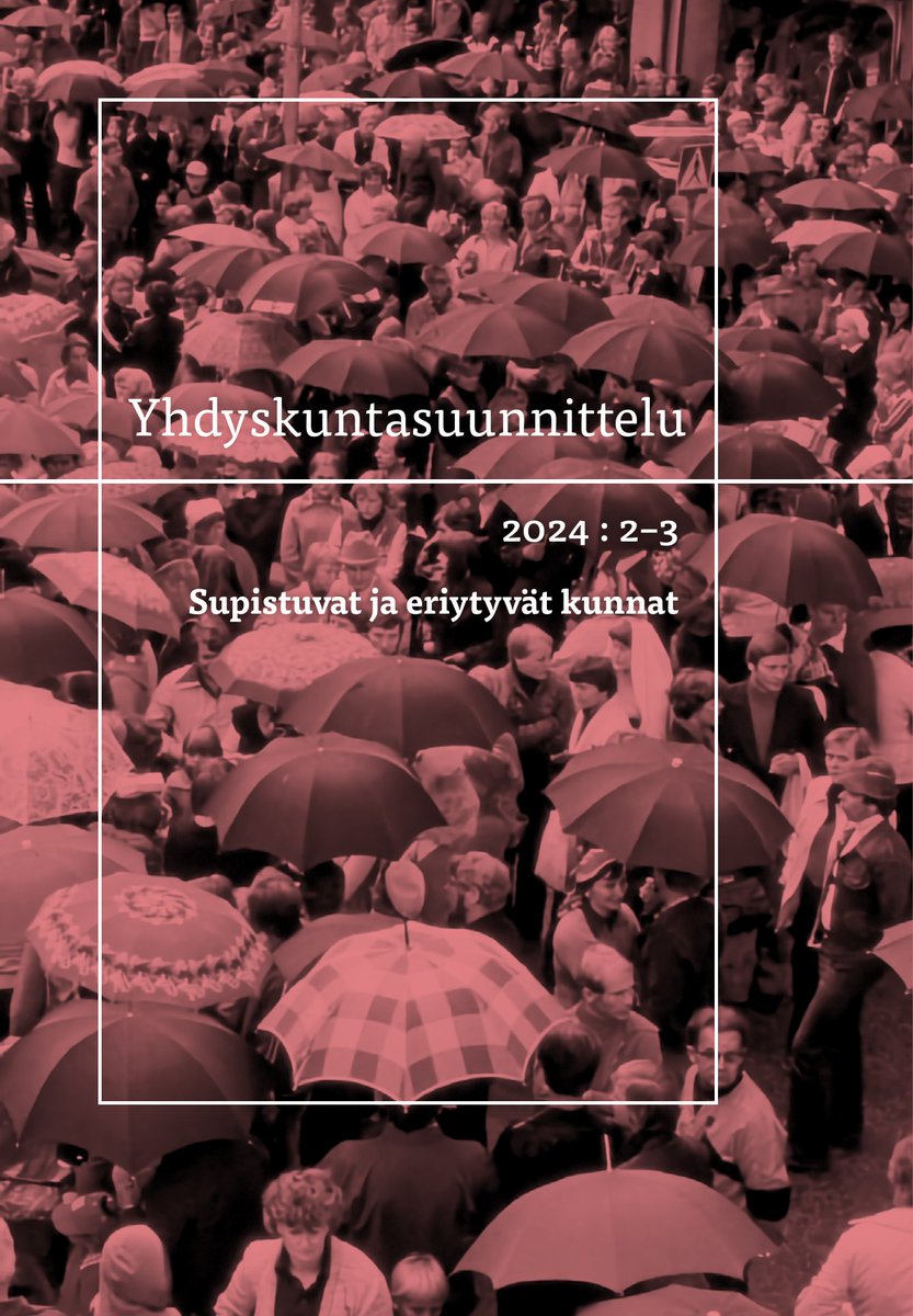 Yhdyskuntasuunnittelun seura ry tweet media