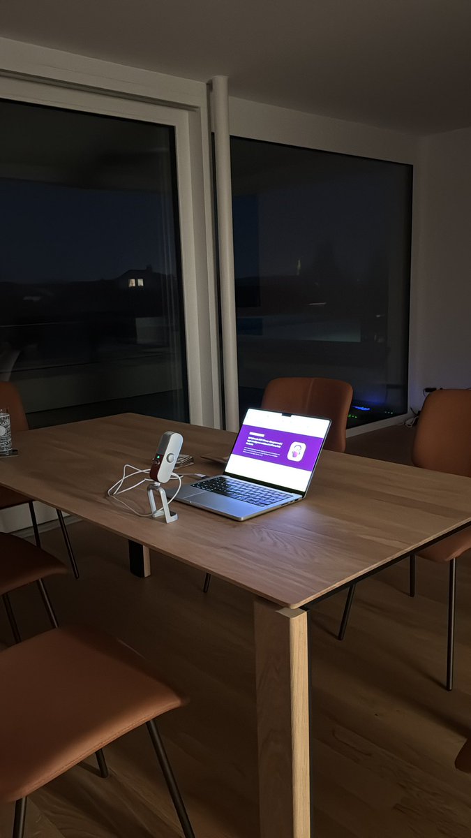 Recording <a href="/LukiApple/">Lukas Gehrer</a> … 🌝