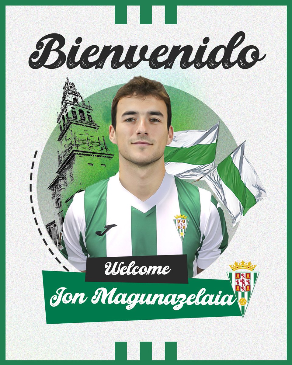 ℹ️ COMUNICADO OFICIAL || Jon Magunazelaia, nuevo jugador del #CórdobaCF. 

🃏 Versatilidad para el ataque de Iván Ania 😏

¡Bienvenido, Jon!

#VolveremosCCF ⚽💚

cordobacf.com/2024/12/30/jon…