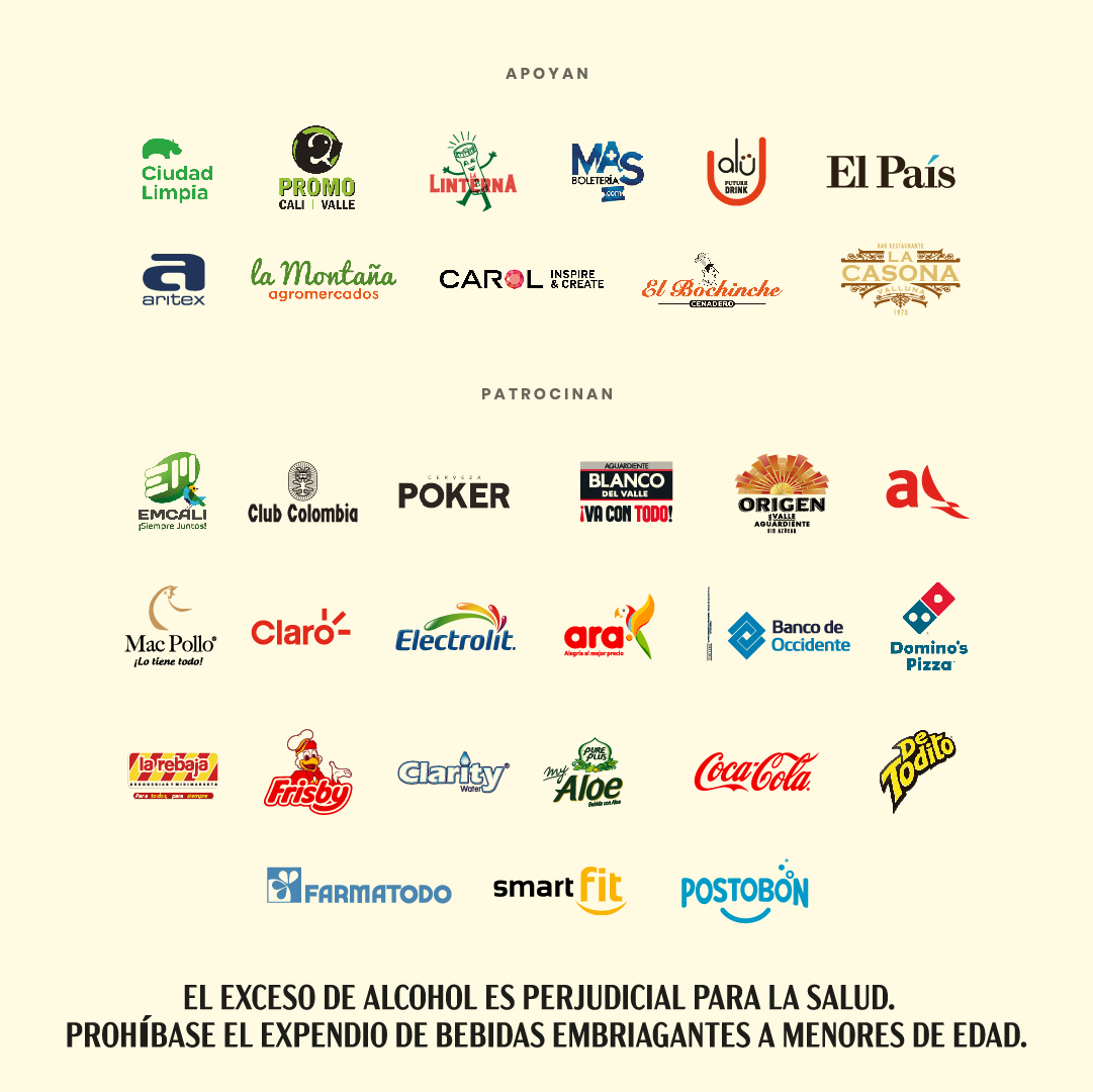 ¡ÚLTIMO DÍA DE FERIA! 

La fiesta sigue en el encuentro de Melómanos y Coleccionistas, igual que en la Feria Rural y Comunera y Casetas. 

Y claro, ¡la Calle de la Feria no para!  Eventos gratuitos para cerrar esta 67 Feria de Cali con toda la energía y el sabor!