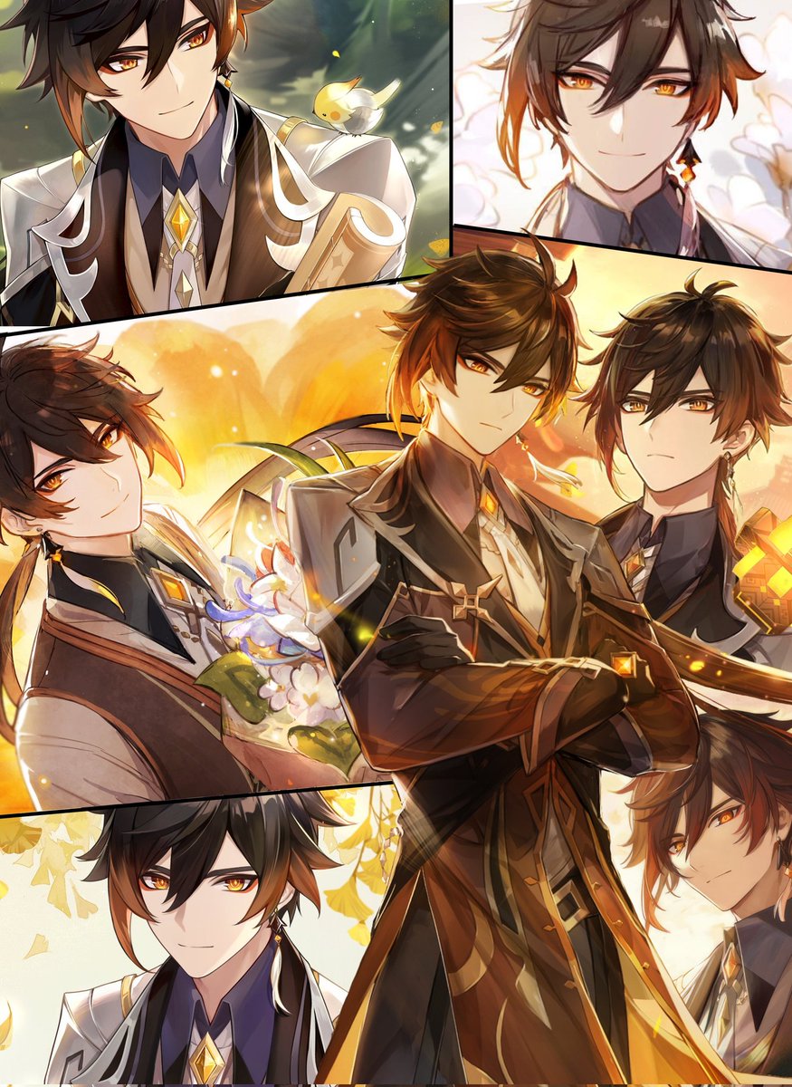 World1mpact's tweet photo. Happy Birthday Zhongli 🍰✨

#GenshinImpact #Zhongli #鍾離生誕祭2024 https://t.co/uf6560uBps