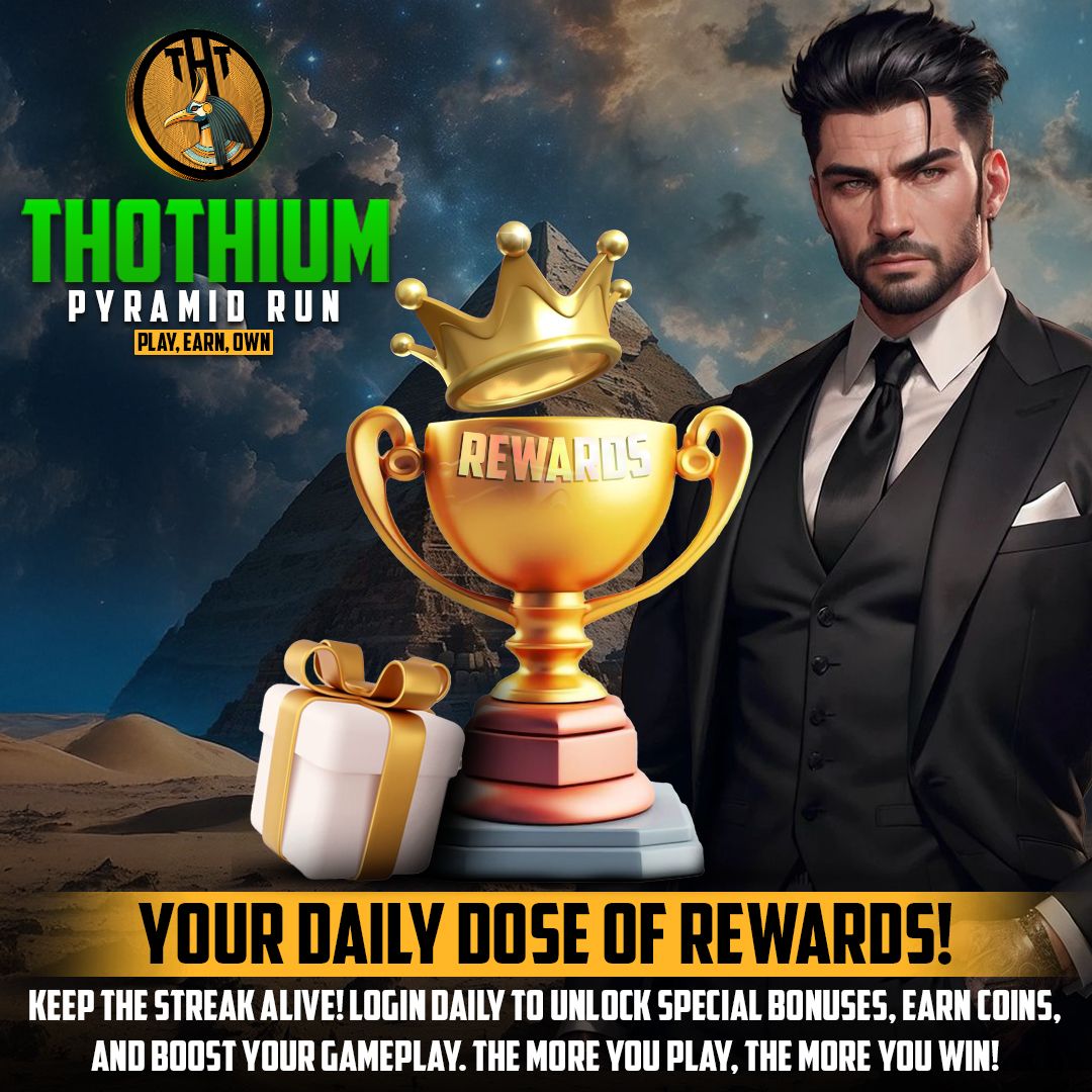 Thothium's tweet photo. ๐ Ready to run, explore, and earn? ๐ Dive into Pyramid Run by Thothium, the ultimate Play-to-Earn experience! ๐โโ๏ธ๐ Collect treasures, conquer challenges, and earn $THOTH rewards on the Solana network. ๐โจ
Coming Soon!
#Thothium #PyramidRun #PlayToEarn #CryptoGaming #BlockchainGames #NFTGaming #Solana #GameFi #CryptoRewards