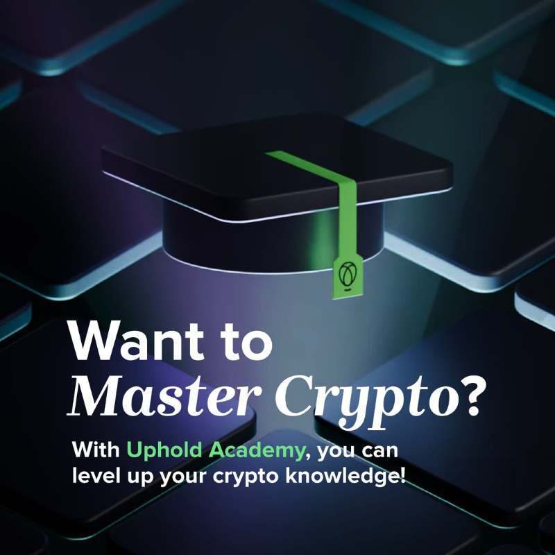 UpholdInc's tweet photo. 🎓 Inspired by the latest market action?

🚦 Kick off 2025 with the tools to navigate the #crypto space like a pro!

📚 Ready to expand your #DeFi knowledge?

🧠 Explore 30+ #blockchain courses—100% FREE!

🔎 Start your journey with confidence on Uphold Academy.

👇