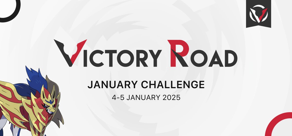 Good things come in threes! Join us for the VR January Challenge! 🚀🌐

🗓️ 4–5 Jan, 14:00 UTC
🎮 VGC Reg. Set G
🎟️ $10 USD
🏆 2-day Swiss + asymmetrical cut

🔁 RT for a chance of a free entry!

📖 Info: victoryroad.pro/vr-jan25/
👉 Sign-ups: battlefy.com/victoryroad/vi…