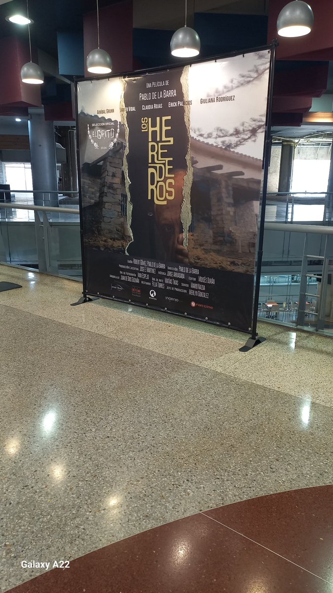 Hoy
#L30Dic24
#7pm
pre-estreno exclusivo de LOS HEREDEROS
de Pablo De La Barra <a href="/delabarracine/">Pablo de la Barra</a>,
en cines Paseo <a href="/trasnochocult/">Trasnocho Cultural</a>.
Actúan:
<a href="/AnibalGrunn/">Anibal Grunn</a>
@soyjaviervidalpradas
@claudiamercedesrojas
<a href="/ErickPalacios04/">Erick Palacios</a>
Producen
<a href="/jemdfilms/">JEMD Films</a> <a href="/CNAC_Venezuela/">Centro Nacional Autónomo de Cinematografía🎥</a> <a href="/Gran_Cine/">@gran_cine</a>
grancine.net