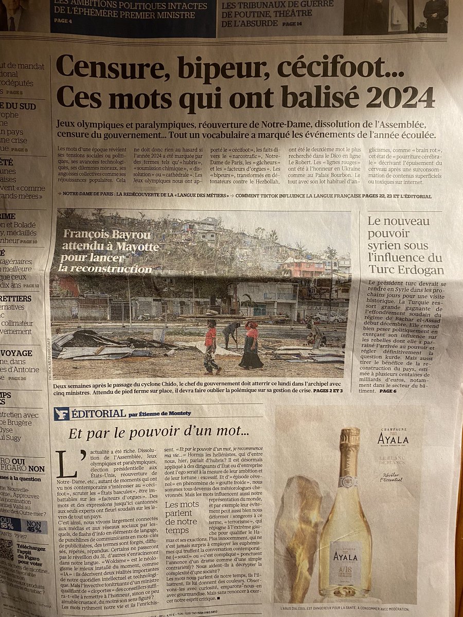 Aliénor Vinçotte (@alienor_v) on Twitter photo 17h42, le 30 décembre. Il est encore temps d’aller au kiosque acheter Le Figaro pour découvrir nos articles sur les mots de 2024 😉 par la fine équipe du <a href="/FigaroPlume/">La Plume du Figaro🖋</a> sur <a href="/Le_Figaro/">Le Figaro</a>, avec <a href="/Vi_Lemoigne/">Victoire Lemoigne</a> & <a href="/AliceDeveley/">Alice Develey</a> 17h42, le 30 décembre. Il est encore temps d’aller au kiosque acheter Le Figaro pour découvrir nos articles sur les mots de 2024 😉 par la fine équipe du <a href="/FigaroPlume/">La Plume du Figaro🖋</a> sur <a href="/Le_Figaro/">Le Figaro</a>, avec <a href="/Vi_Lemoigne/">Victoire Lemoigne</a> & <a href="/AliceDeveley/">Alice Develey</a>