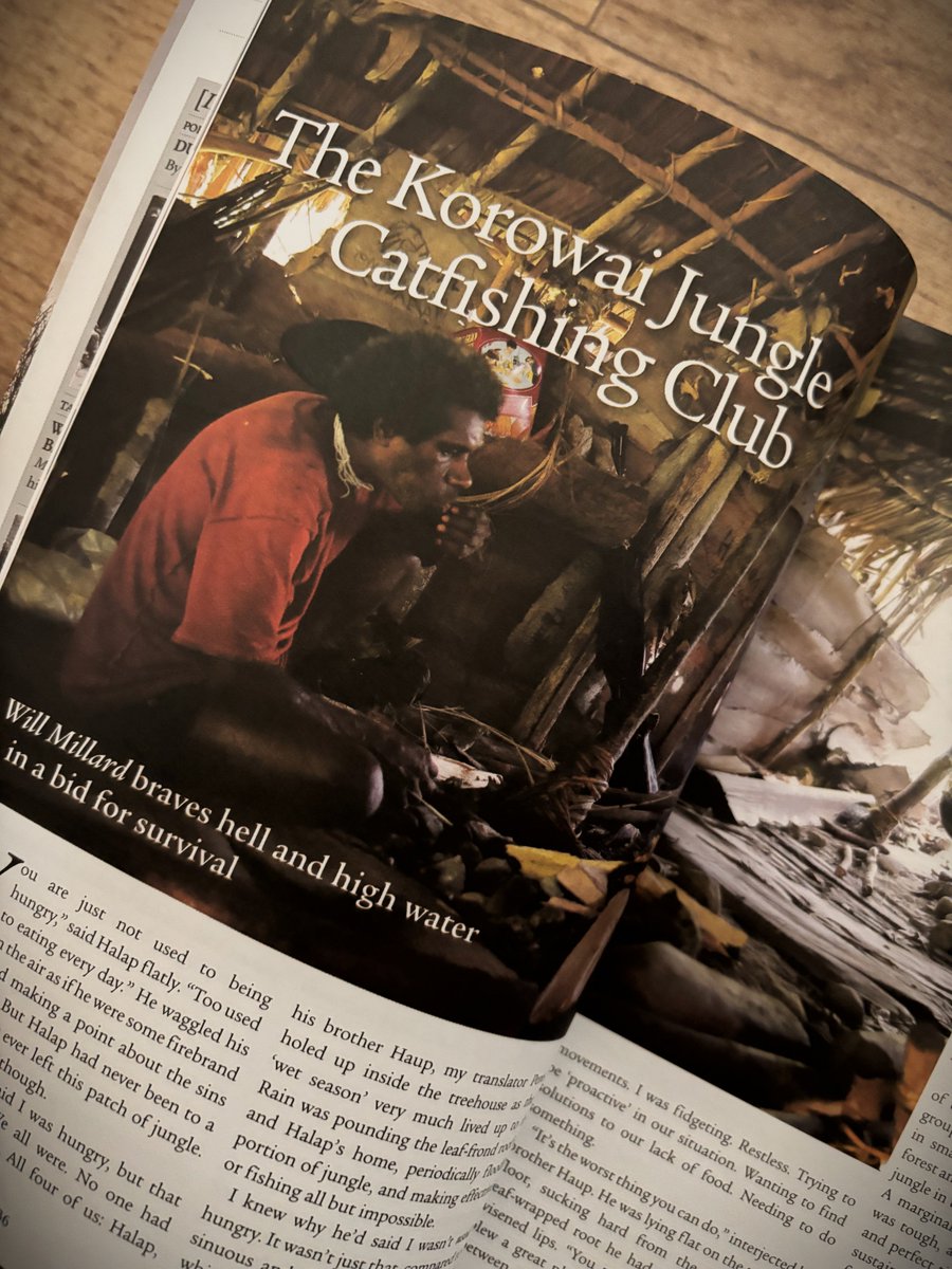 fallonsangler's tweet image. Will Millard takes us deep into the Papuan jungle for Issue 36. An adventure where catching a fish is a matter of survival.
To order a copy - fallonsangler.net/shop/
To watch Will's series, 'My Year with the Tribe', available on BBC iPlayer - bbc.co.uk/.../b0b09812/m…