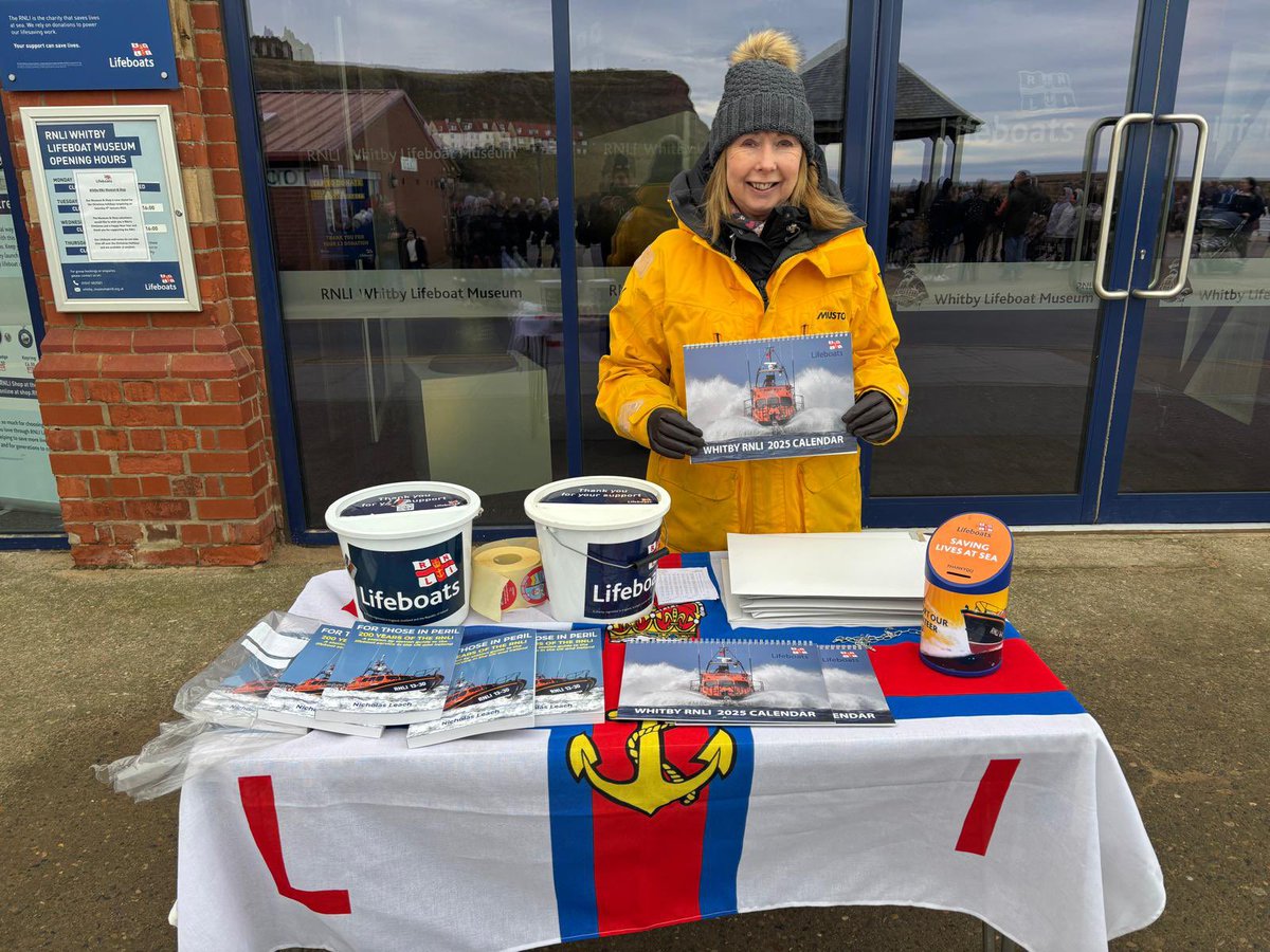 WHITBY RNLI (@whitbyrnli) on Twitter photo We still have a handful of 2025 charity calendars available.
All proceeds go to the RNLI.
They are available at Whitby RNLI lifeboat museum or you can order for delivery by emailing Neil at whitby_museum@rnli.org.uk We still have a handful of 2025 charity calendars available.
All proceeds go to the RNLI.
They are available at Whitby RNLI lifeboat museum or you can order for delivery by emailing Neil at whitby_museum@rnli.org.uk