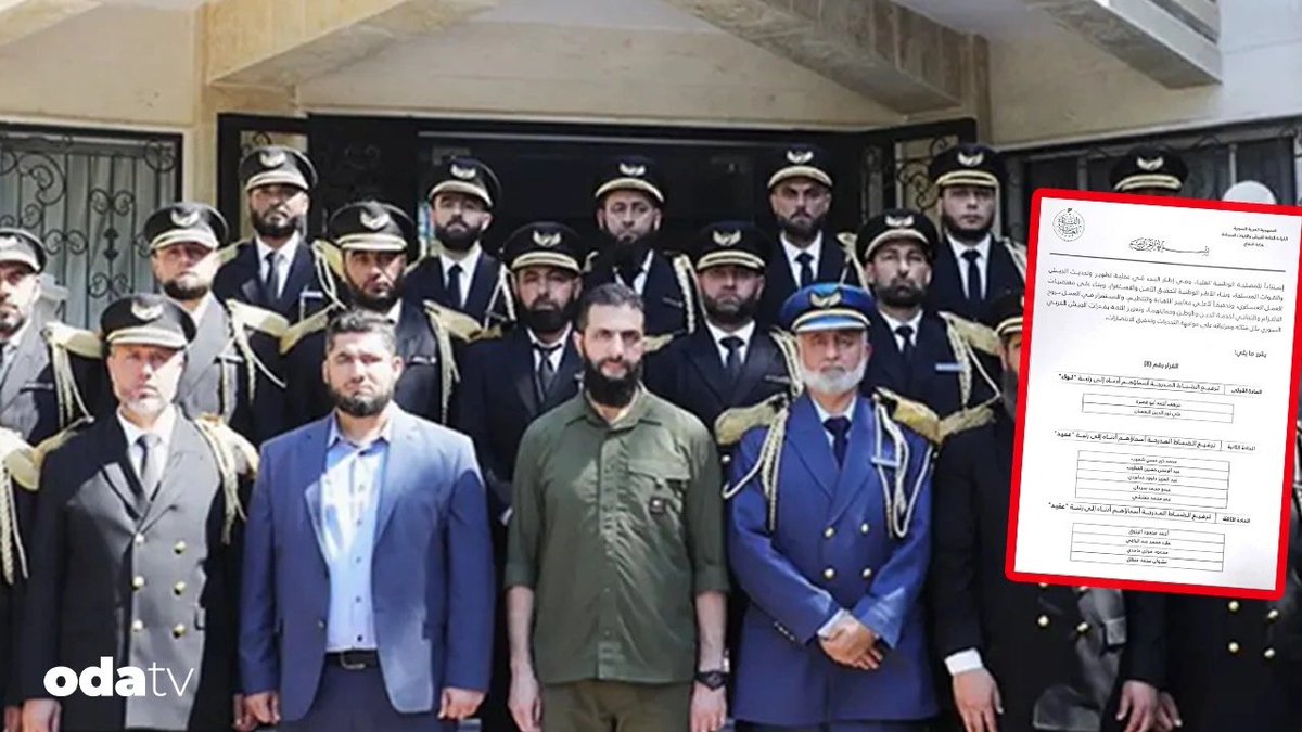 AvarBanu's tweet image. Suriye ordusunun yeni komutanları: Yabancı savaşçılardan generaller ve albaylar... Özbek, Çeçen, Uygur, Faslı, Ürdünlü...
Şam’da yeni kurulan yönetim, güvenliği sağlamak için yeni bir ordu kuruyor… Orduya yapılan atamalarda ilk dikkati çeken, yabancı ülkelerden gelen…