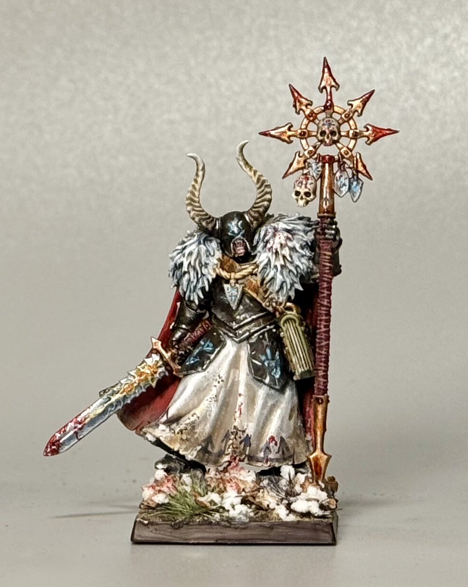 groje's tweet photo. Last #miniaturemonday for 2024, letโs see if I can keep this weekly tradition for next year as well. There is enough on the pile of Shame to do so ๐
๐
#paintingwarhammer #theoldworld #warhammer #warriorsofchaos #chaosundivided #WarhammerCommunity https://t.co/NUrWtTrX39