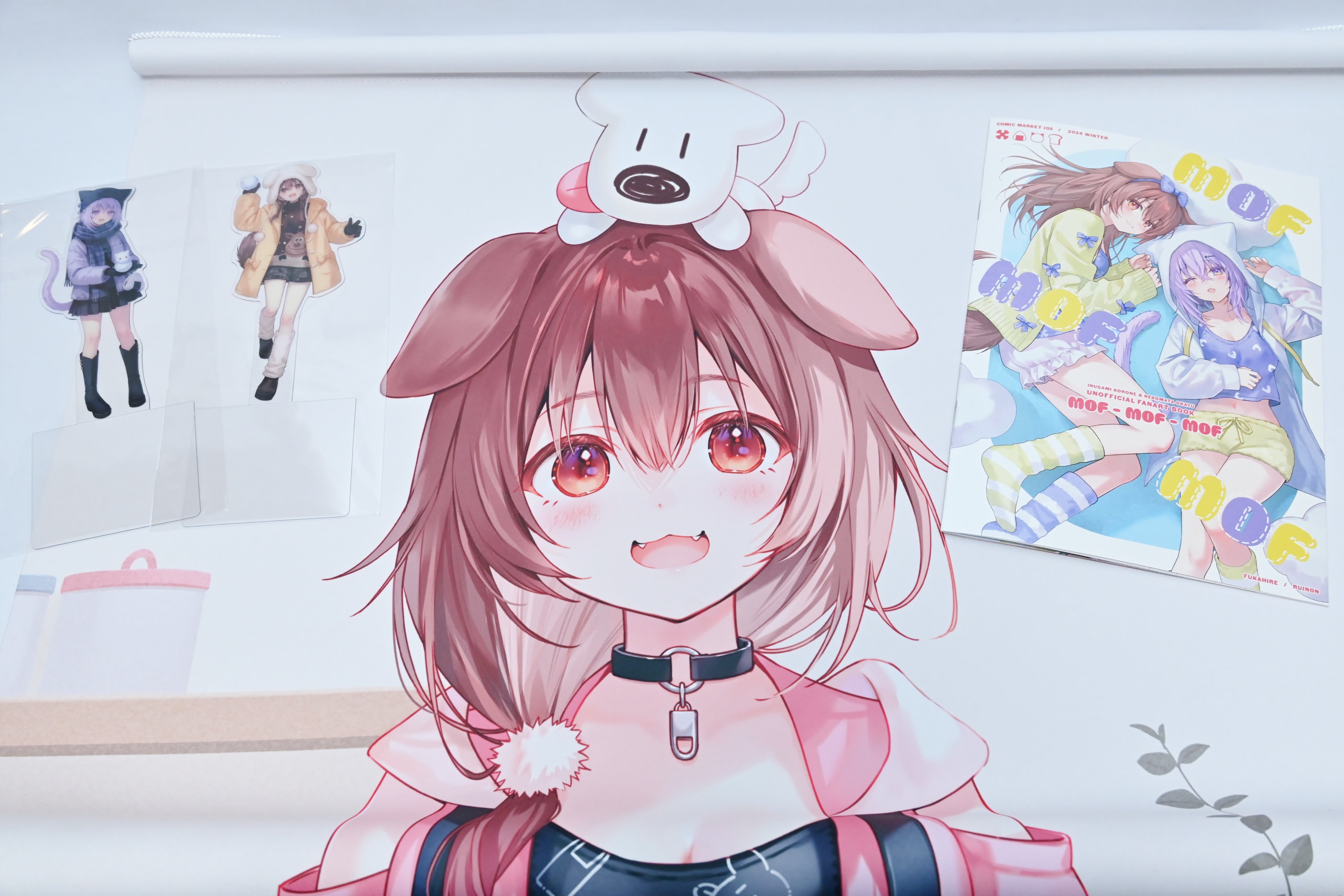 ホロライブ 戌神ころね ころねちゃん等身大タペストリー フカヒレ C105 RUINON 戌神ころね 等身大タペストリー ホロライブ ホロライブ