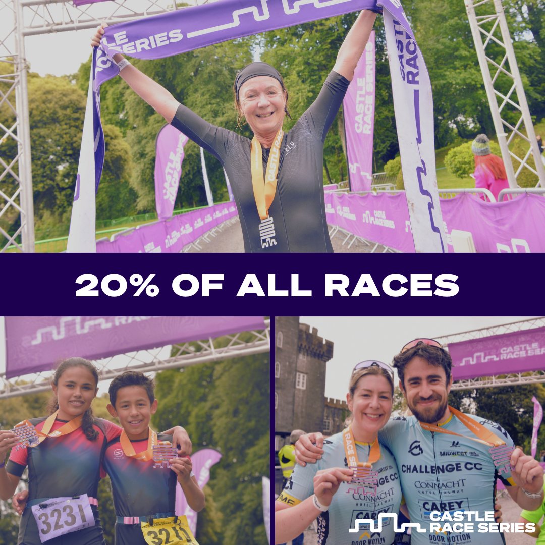🌟It's the final #MedalMonday of 2024! 

🚀Have you selected your Race at the Castle for next year yet? 

💜 Use the code Take20 to get 20% off your race entry for 2025