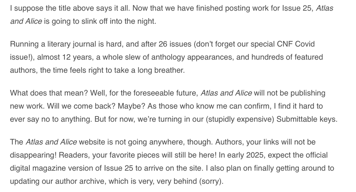 Atlas and Alice Literary Magazine tweet media