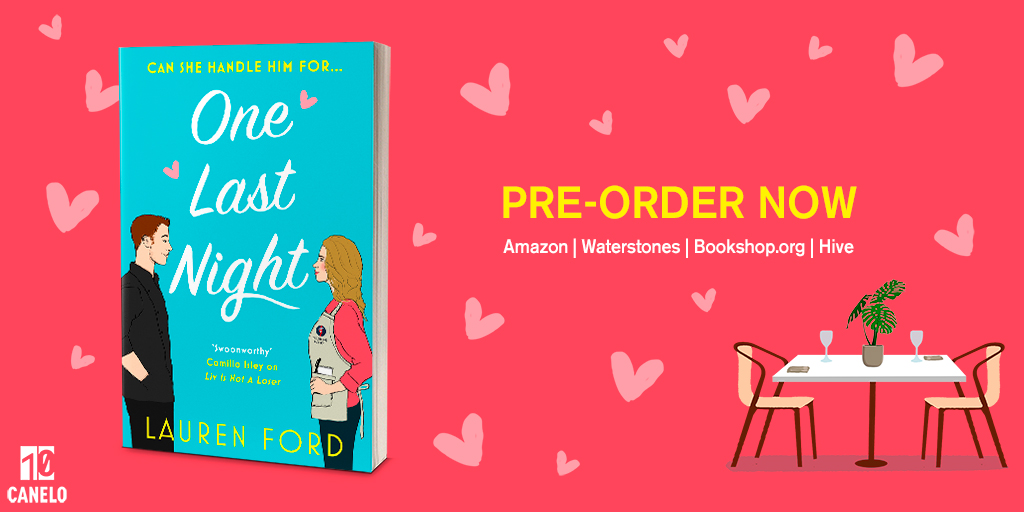 Canelo (@canelo_co) on Twitter photo He's her work nemesis. They're fake dating. What's the worst that could happen?... Find out in one month when <a href="/LaurenMFord/">Lauren Ford (She/Her)</a>'s hilarious new enemies-to-lovers romcom #OneLastNight publishes!📚 ❤️
Available to pre-order now 👉 geni.us/OneLastNight He's her work nemesis. They're fake dating. What's the worst that could happen?... Find out in one month when <a href="/LaurenMFord/">Lauren Ford (She/Her)</a>'s hilarious new enemies-to-lovers romcom #OneLastNight publishes!📚 ❤️
Available to pre-order now 👉 geni.us/OneLastNight