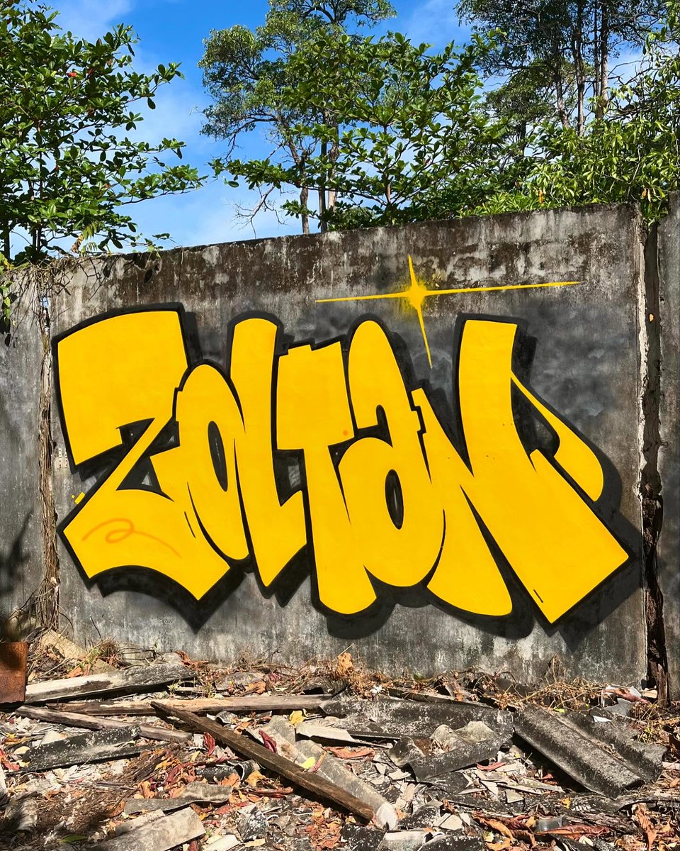 BombingScience's tweet photo. ZOLTAN @mrcrome1⁠
⁠
#zoltan #spraypaint #rollerpaint #paint #graff #graffiti #letters #style #simple #straightletters #graffitistyle #graffitiletters #bombingscience https://t.co/4b6TPDq0Gi