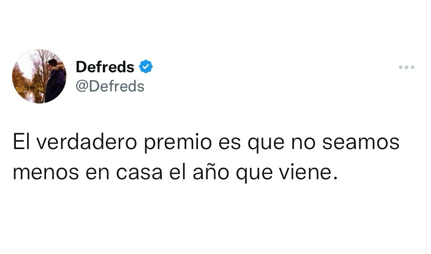 rafjuan's tweet photo. El verdadero premio es que no seamos menos en casa el año que viene!! @Defreds #FelizLunes #BuenosDiasATodos #felizsemana https://t.co/jxqtZ6kPo5
