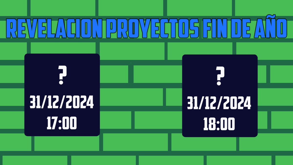 Antes de que acabe el año voy a presentar dos proyectos con los que he estado trabajando todo el año y que me hace ilusión anunciar y compartir. Son una tonteria, pero me gustaria que mañana los difundieseis lo máximo posible