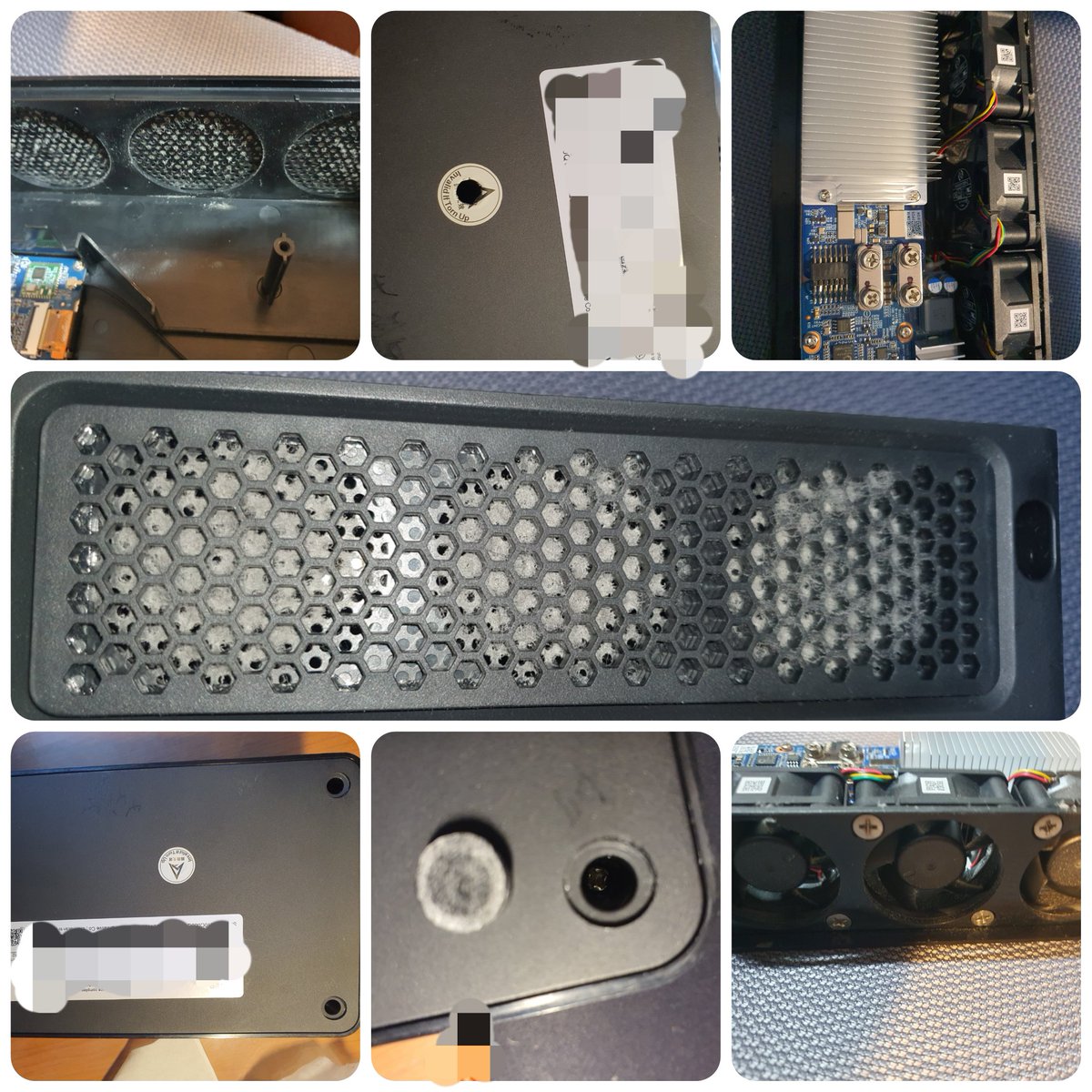 🧑‍🔧구입 후 4개월만에 아발론 나노3(비트코인 채굴기) 시끄러워서 분해 청소한 후기 1. 효과 있다 소음 감소 2. 분해 난이도  쉬움 3. AS봉인지를 뜯어야함 4. 고장나서 보낸다고 해도 5. 운임 등 기기값 만큼 소요됨