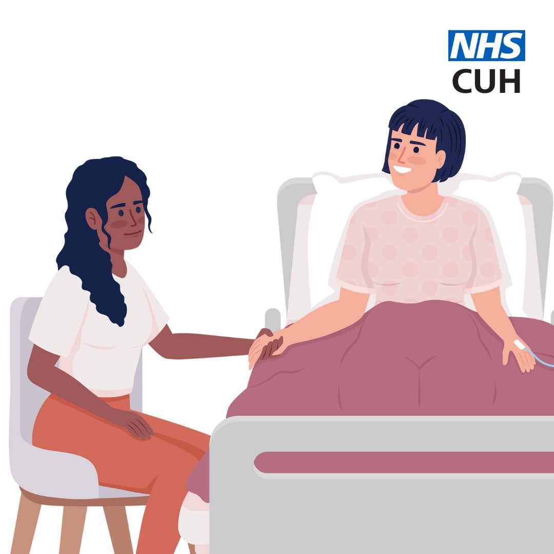 Visiting hours have reduced to 11:00-20:00 for all inpatient areas, excluding maternity.
Maximum of 2 visitors at a time. Both aged over 12.
Please do not visit if you are feeling unwell or have symptoms of infection.

Read our visiting policy here: orlo.uk/wxYmZ

#Safe