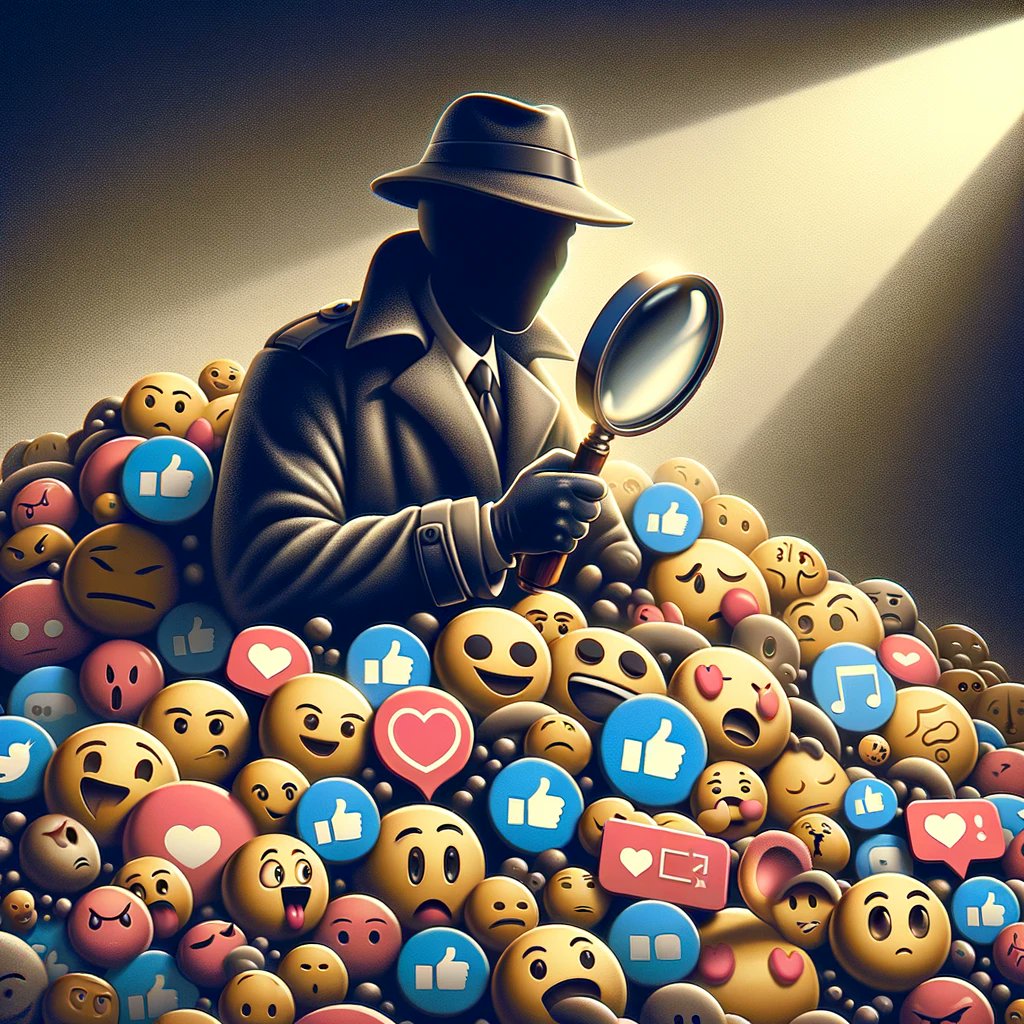 Southpowok's tweet image. Cracking the case of the viral post! 🕵️♂️🔍 A social media icon turned detective, navigating through emojis and comments to uncover the secrets of engagement. Who’s ready to solve the mystery? 🧐✨ #SocialMediaSleuth #SocialMediaDetective #DigitalHumor #EngagementClues