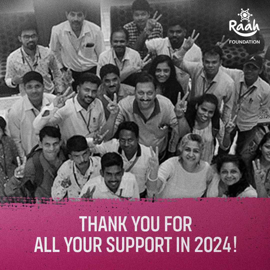 Raah_Foundation's tweet image. Together, we made 2024 unforgettable!  

Thank you, followers and well-wishers, for standing with us and driving positive change.  

Here’s to many more milestones ahead in 2025!  

#thankyouforsupporting #newyearloading