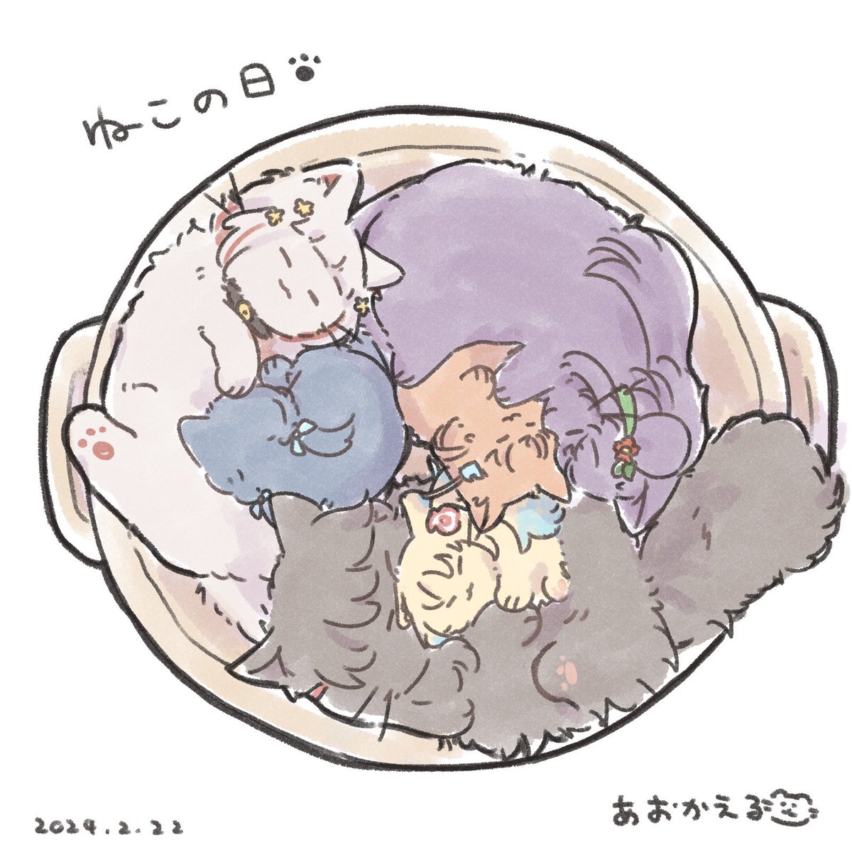 #2024年自分が選ぶ今年の4枚
来年もいっぱい描きたい! 