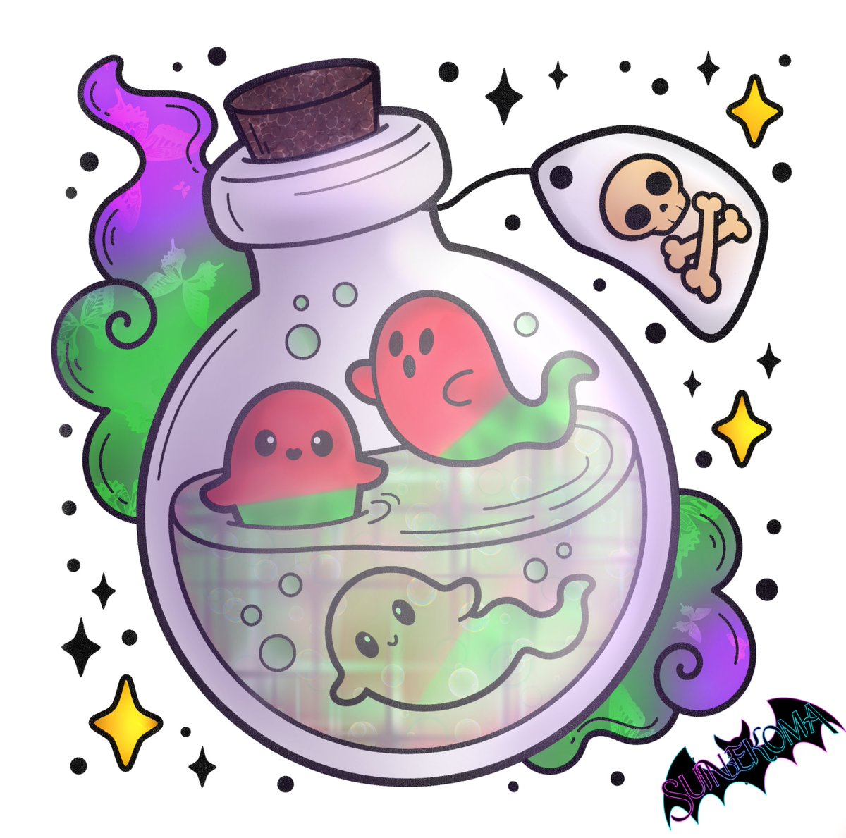 SuiNekoma 💜Asher🖤ENVtuber💜Goth Fae Catgirl tweet media