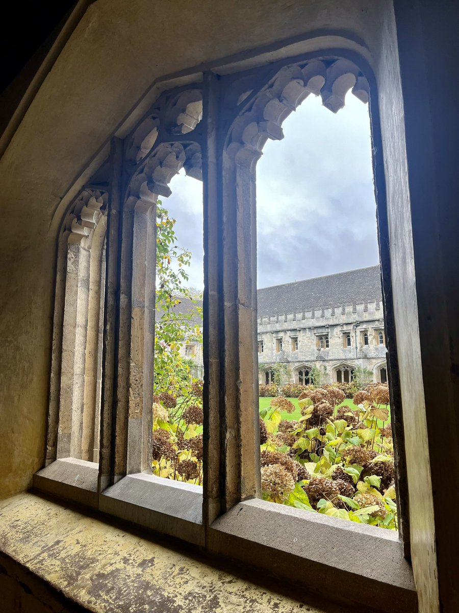 Harriet01840247's tweet photo. In November I had a (gorgeously autumnal) C.S. Lewis &amp; Tolkien themed day in Oxford. I even made a friend on Addison’s Walk 🦊 pure magic ✨🧚 https://t.co/C3bskBteDW