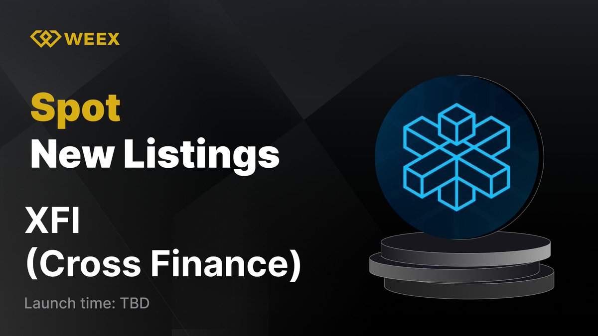 WEEX_Official's tweet image. New Listing Alert on #WEEX🔔

We're excited to announce the upcoming spot listing of $XFI @crossfichain on WEEX!

🔹Listing Time: TBD

📱Register on WEEX:weex.com/register?vipCo…
📖Details: weexsupport.zendesk.com/hc/en-us/artic…

#XFI #WEEX $WXT